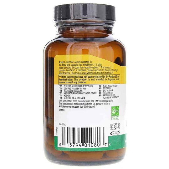 Acetyl L-Carnitine 500 Mg, CTL